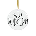 Rudolph Reindeer Ceramic Ornament      Item #9864488 - Buckshot's Bargain Barn