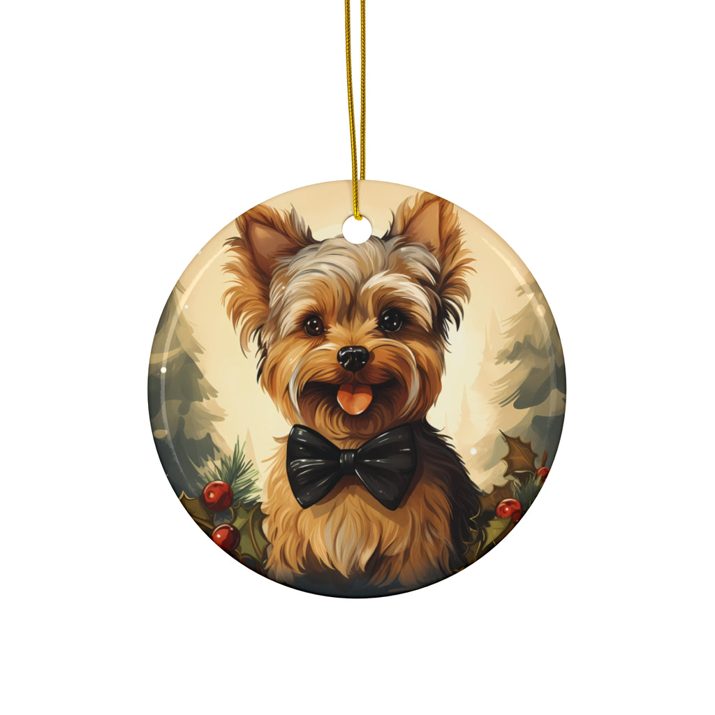 Dog Ceramic Disc Ornament          Item #2517168