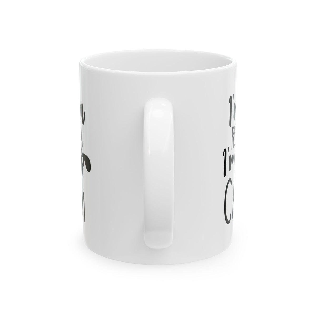 Cat Mom Mug - "I’m Not a Regular Mom, I’m a Cat Mom" Ceramic Coffee Mug 11oz    Item #61049