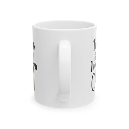 Cat Mom Mug - "I’m Not a Regular Mom, I’m a Cat Mom" Ceramic Coffee Mug 11oz    Item #61049