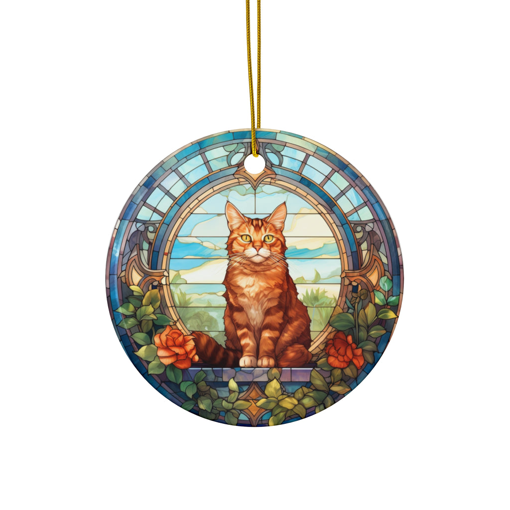 Cat Ceramic Ornament        Item #1351364 - Buckshot's Bargain Barn