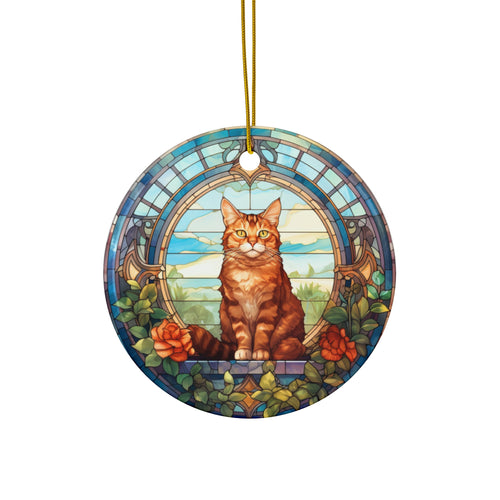 Cat Ceramic Ornament        Item #1351364 - Buckshot's Bargain Barn