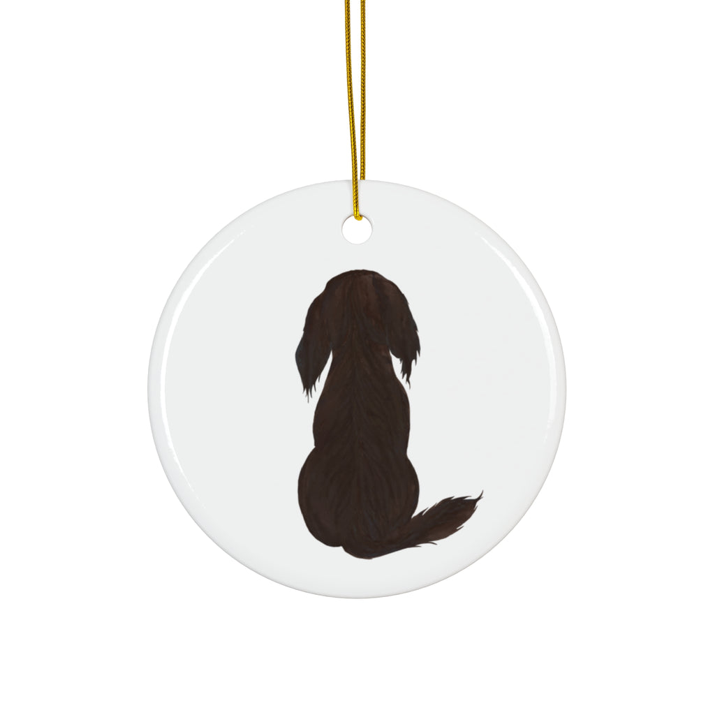 Dog Ceramic Disc Ornament           Item #8015168