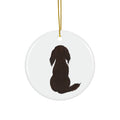 Dog Ceramic Disc Ornament           Item #8015168
