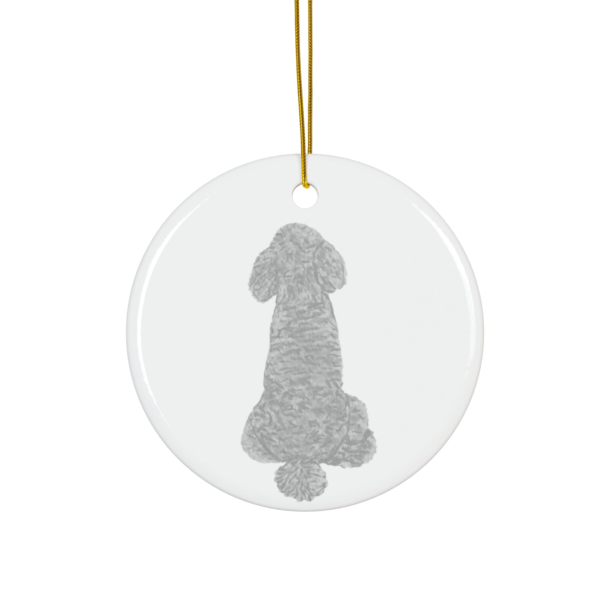 Dog Ceramic Disc Ornament       Item #511425