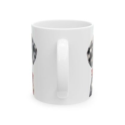 Dalmatian Dog Ceramic Mug – Playful Pet Lover Coffee Cup 11oz  Item #932946