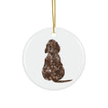 Dog Ceramic Disc Ornament        Item #4658987