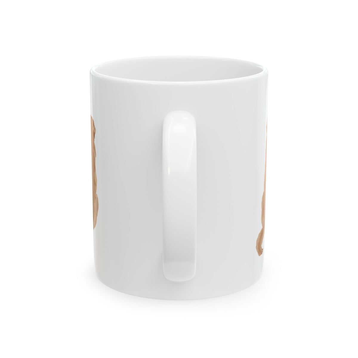 Golden Retriever Back View Ceramic Mug — Cute Dog Lover Coffee Cup 11oz  Item #635948