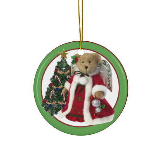 Bear Ceramic Disc Ornament        Item #3418108