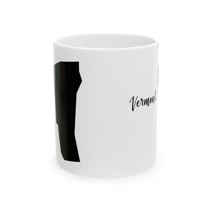 Vermont State Silhouette Ceramic Mug – 11oz    Item #85481