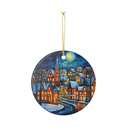 Winter Village Ceramic Ornament    Item #373331