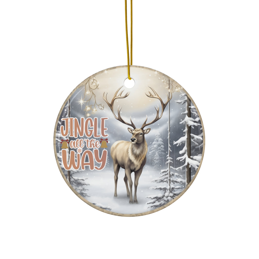 Deer Ceramic Ornament          Item #2924057 - Buckshot's Bargain Barn