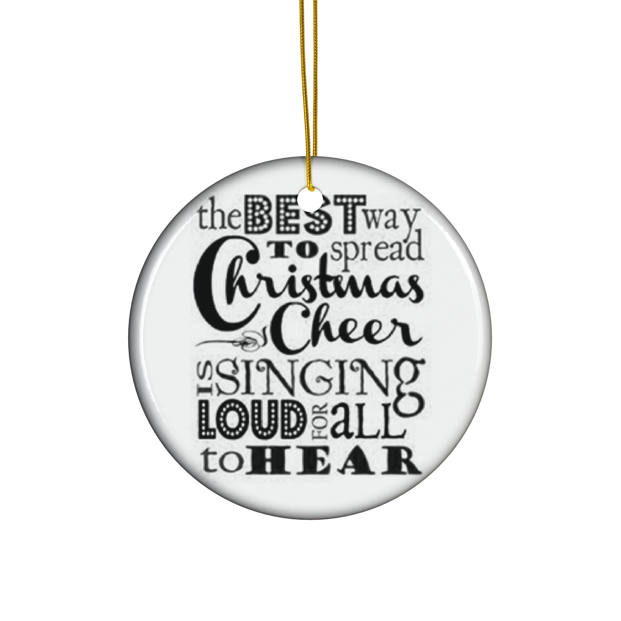 The Best Way To Spread Ceramic Ornament      Item #846134 - Buckshot's Bargain Barn
