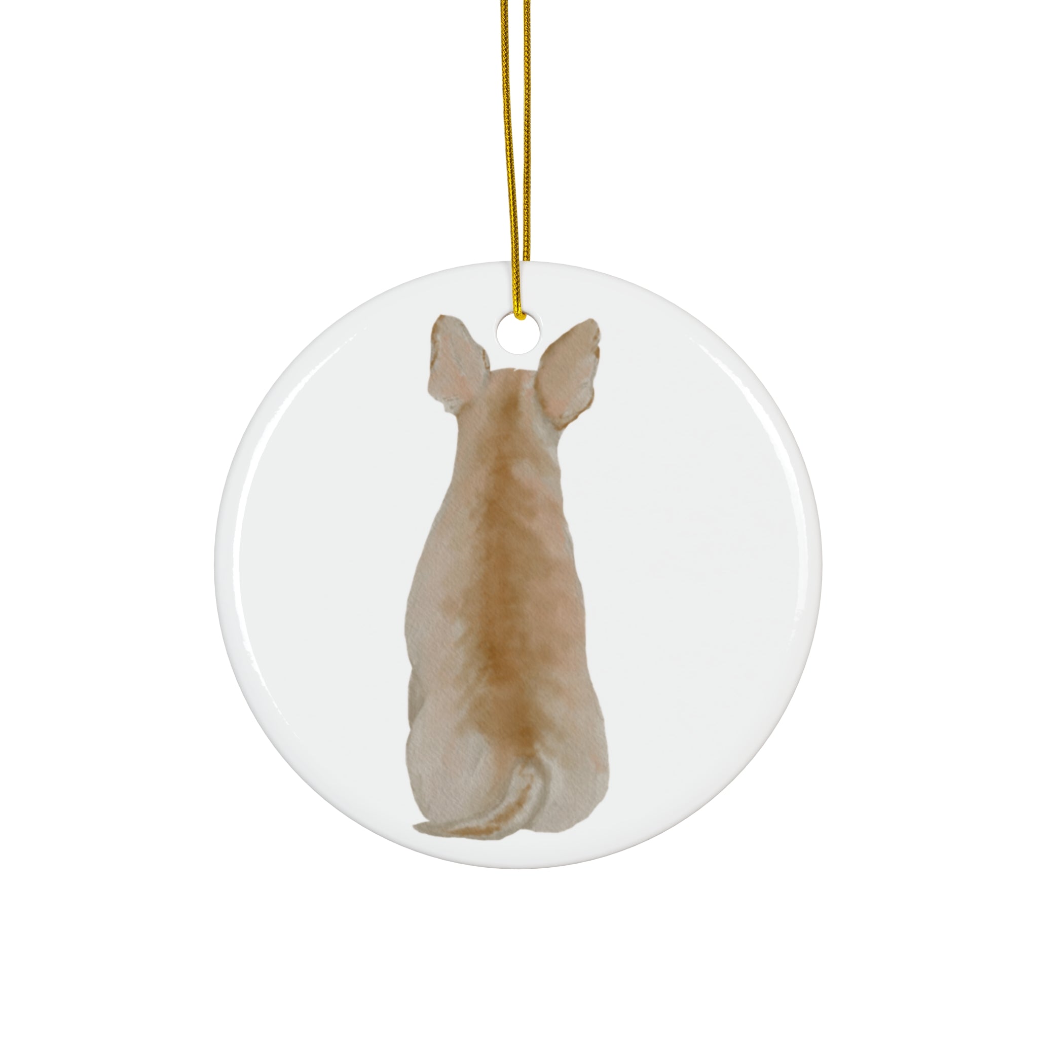 Dog Ceramic Disc Ornament         Item #309513