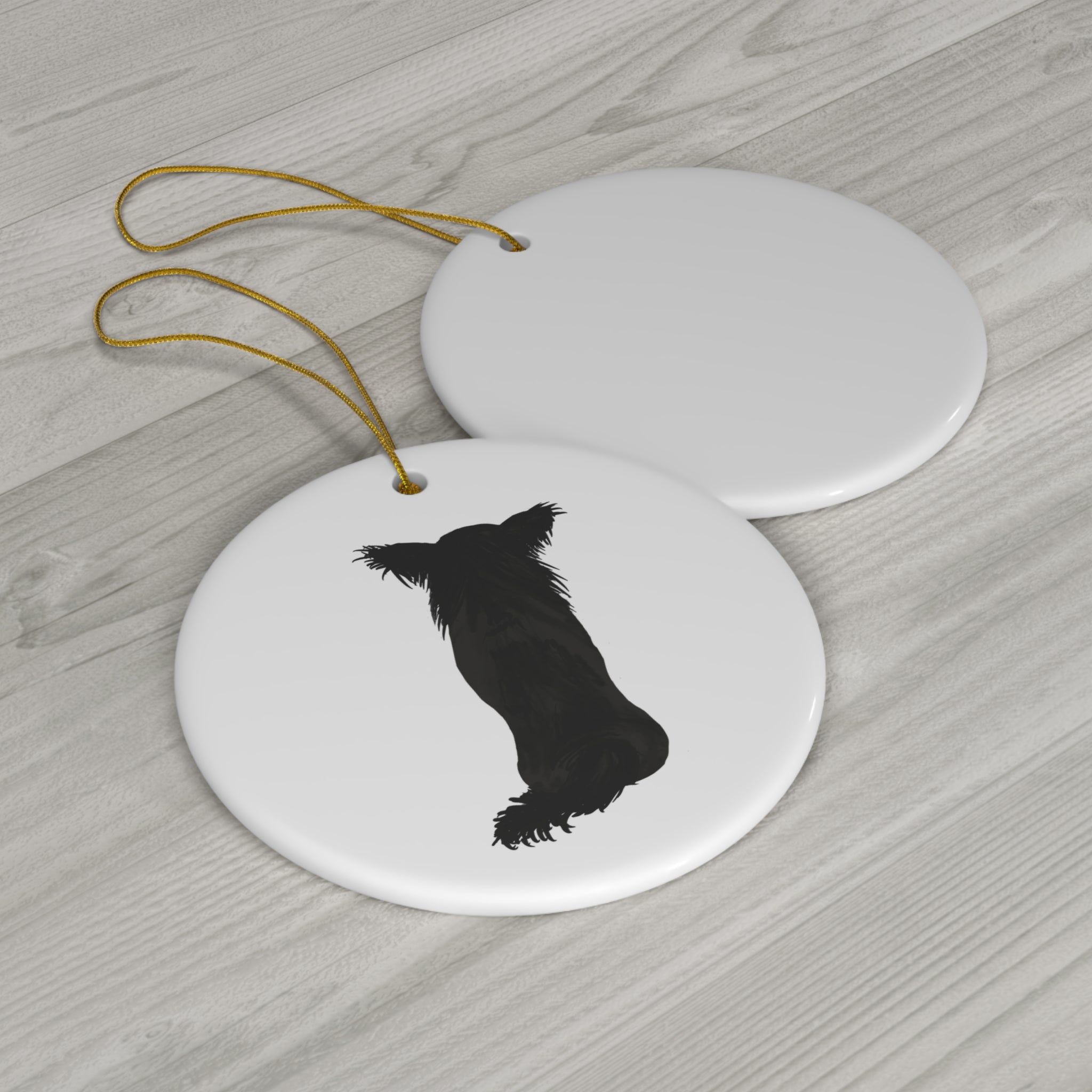 Dog Ceramic Disc Ornament       Item #8774868