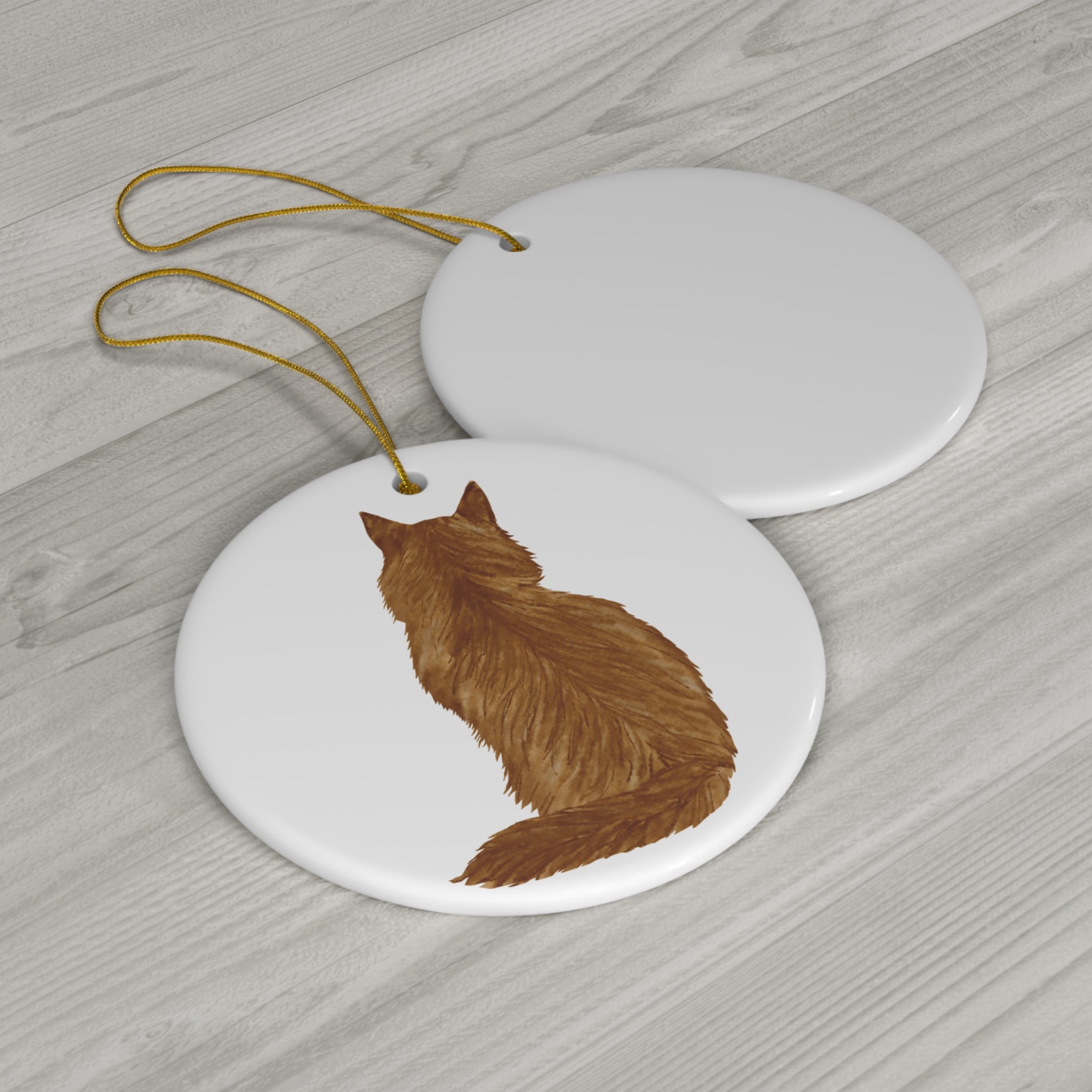 Cat Ceramic Ornament      Item #4239733 - Buckshot's Bargain Barn