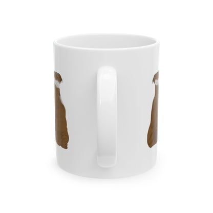 Dog Silhouette Mug – Back View Ceramic Coffee Cup 11oz    Item #20409