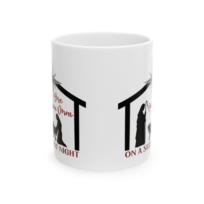 Love Come Down On A Silent Night Ceramic Mug 11oz    Item #79004