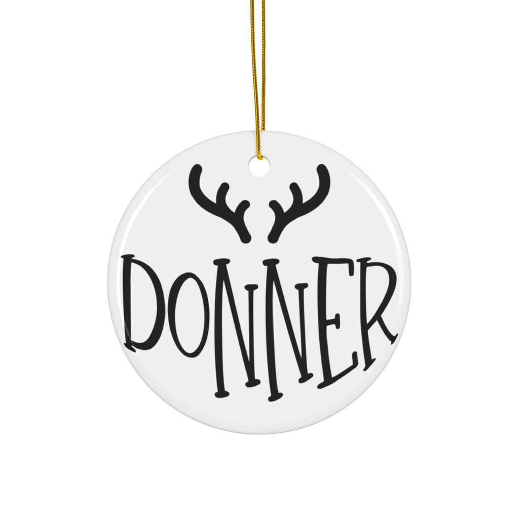 Donner Reindeer Ceramic Ornament      Item #8046666 - Buckshot's Bargain Barn