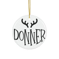 Donner Reindeer Ceramic Ornament      Item #8046666 - Buckshot's Bargain Barn