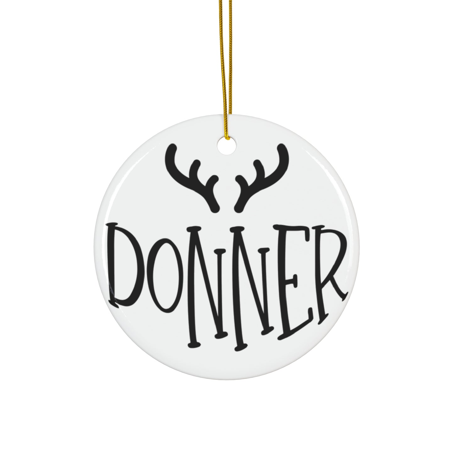 Donner Reindeer Ceramic Ornament      Item #8046666