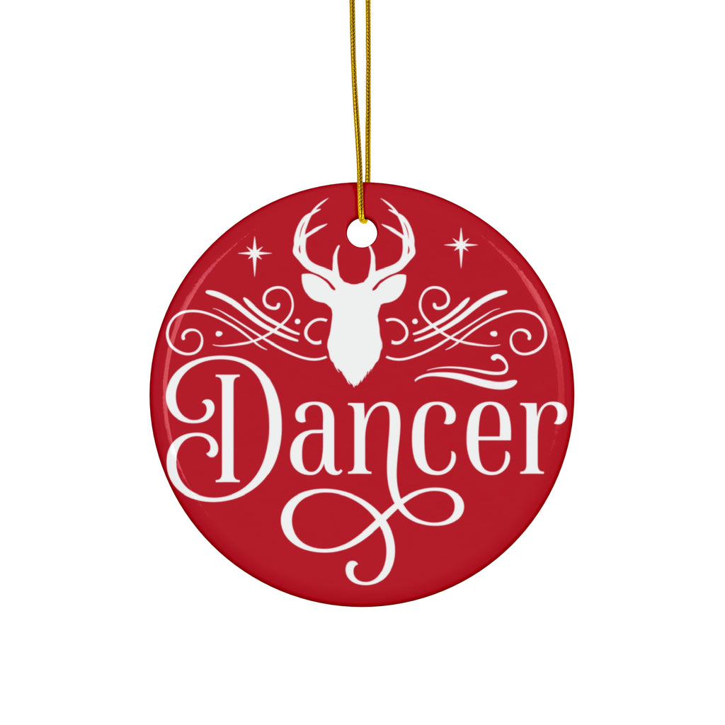Dancer Ceramic Disc Ornament       Item #4869496 - Buckshot's Bargain Barn
