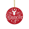Dancer Ceramic Disc Ornament       Item #4869496 - Buckshot's Bargain Barn