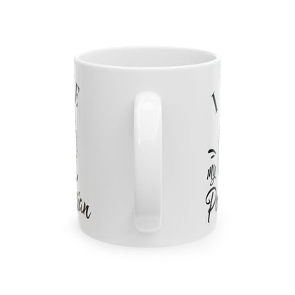 I Love My Pomeranian Ceramic Mug — Pet Coffee Cup 11oz   Item #64028