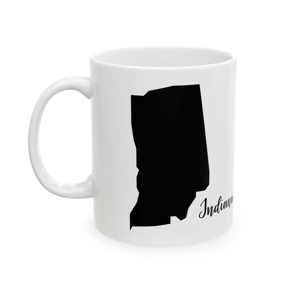 Indiana State Silhouette Ceramic Mug – 11oz    Item #689918