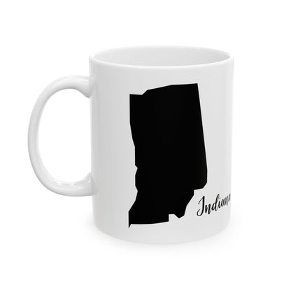 Indiana State Silhouette Ceramic Mug – 11oz    Item #689918