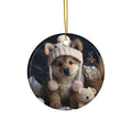 Dog Ceramic Disc Ornament           Item #6781756