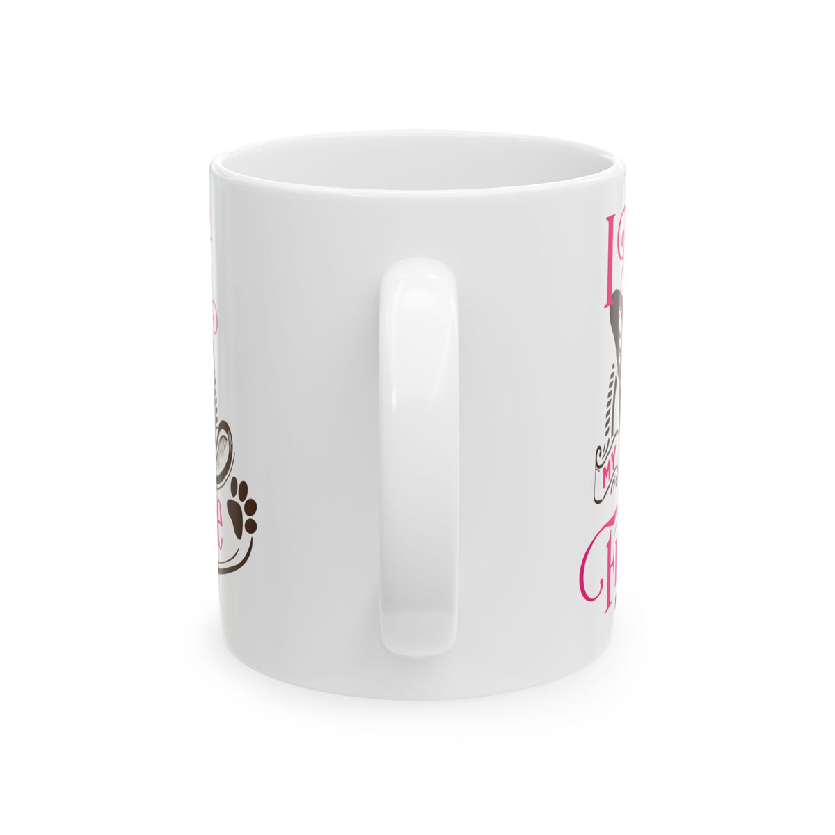 I Love My Frenchie Ceramic Mug — Cute French Bulldog Coffee Cup 11oz    Item #764745