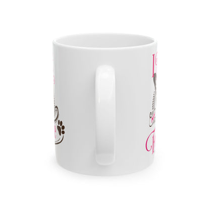 I Love My Frenchie Ceramic Mug — Cute French Bulldog Coffee Cup 11oz    Item #764745