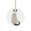 Cat Ceramic Disc Ornament           Item #6037695