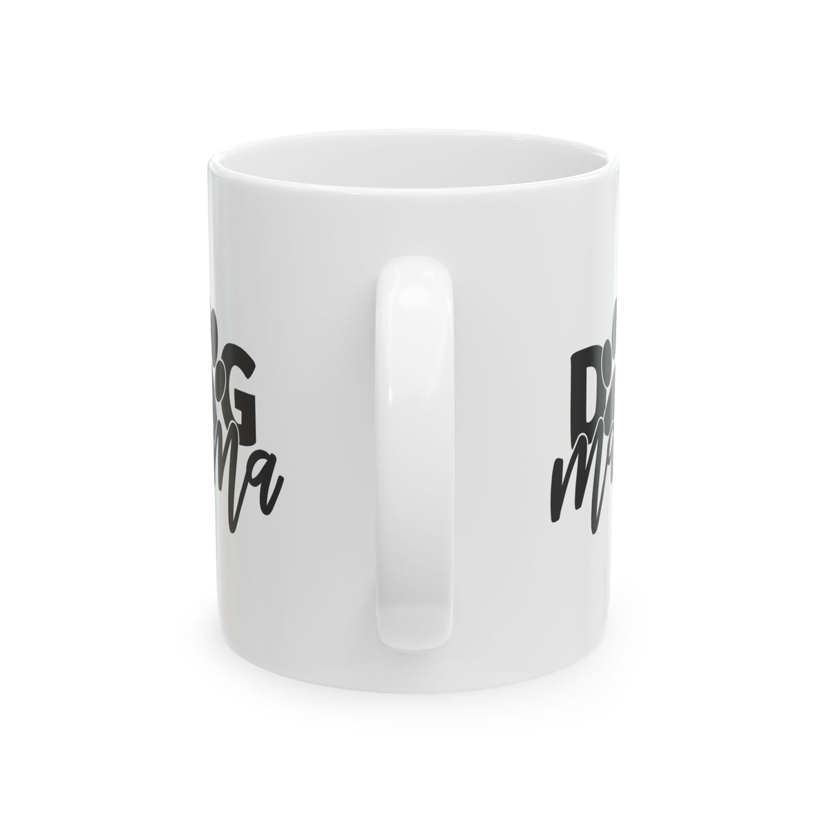 Dog Mama Ceramic Mug — Paw Print Coffee Cup 11oz    Item #965911