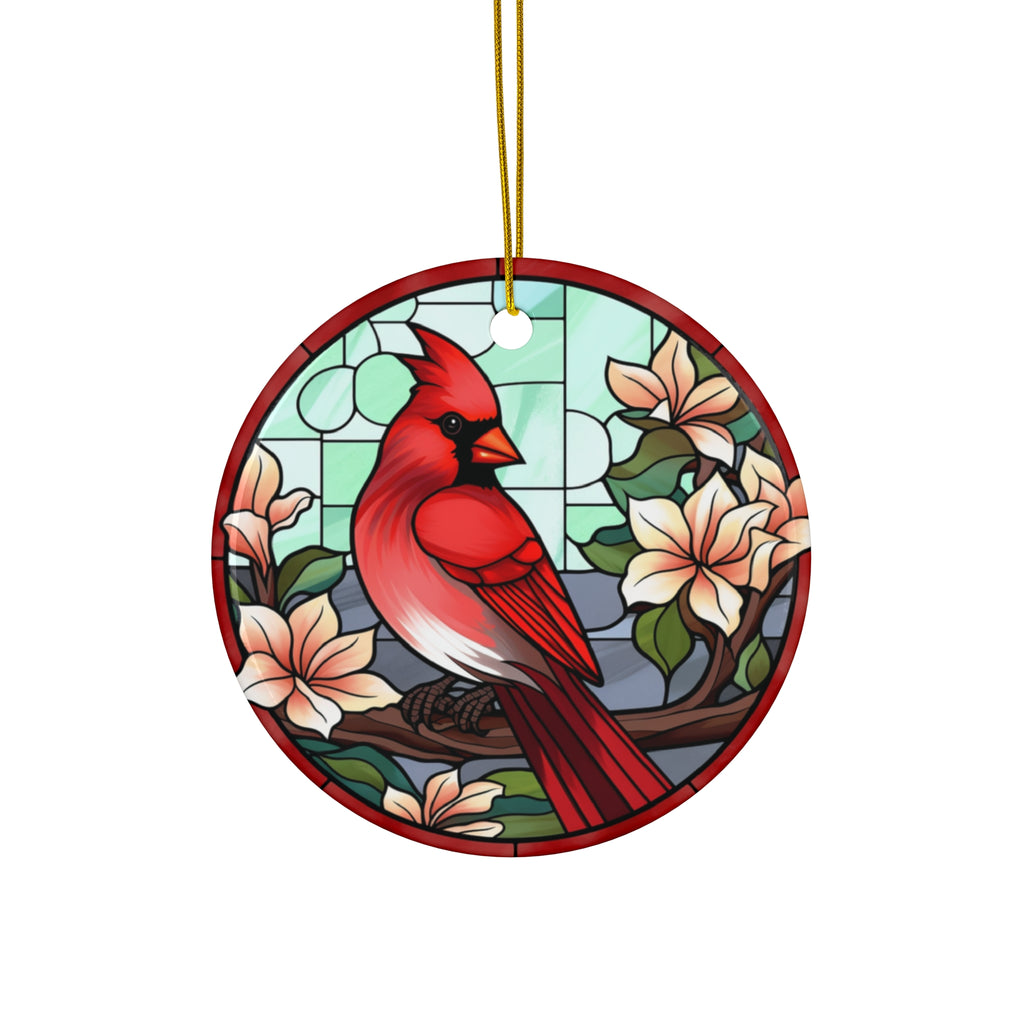 Christmas Cardinal Ceramic Ornament     Item #1434106 - Buckshot's Bargain Barn