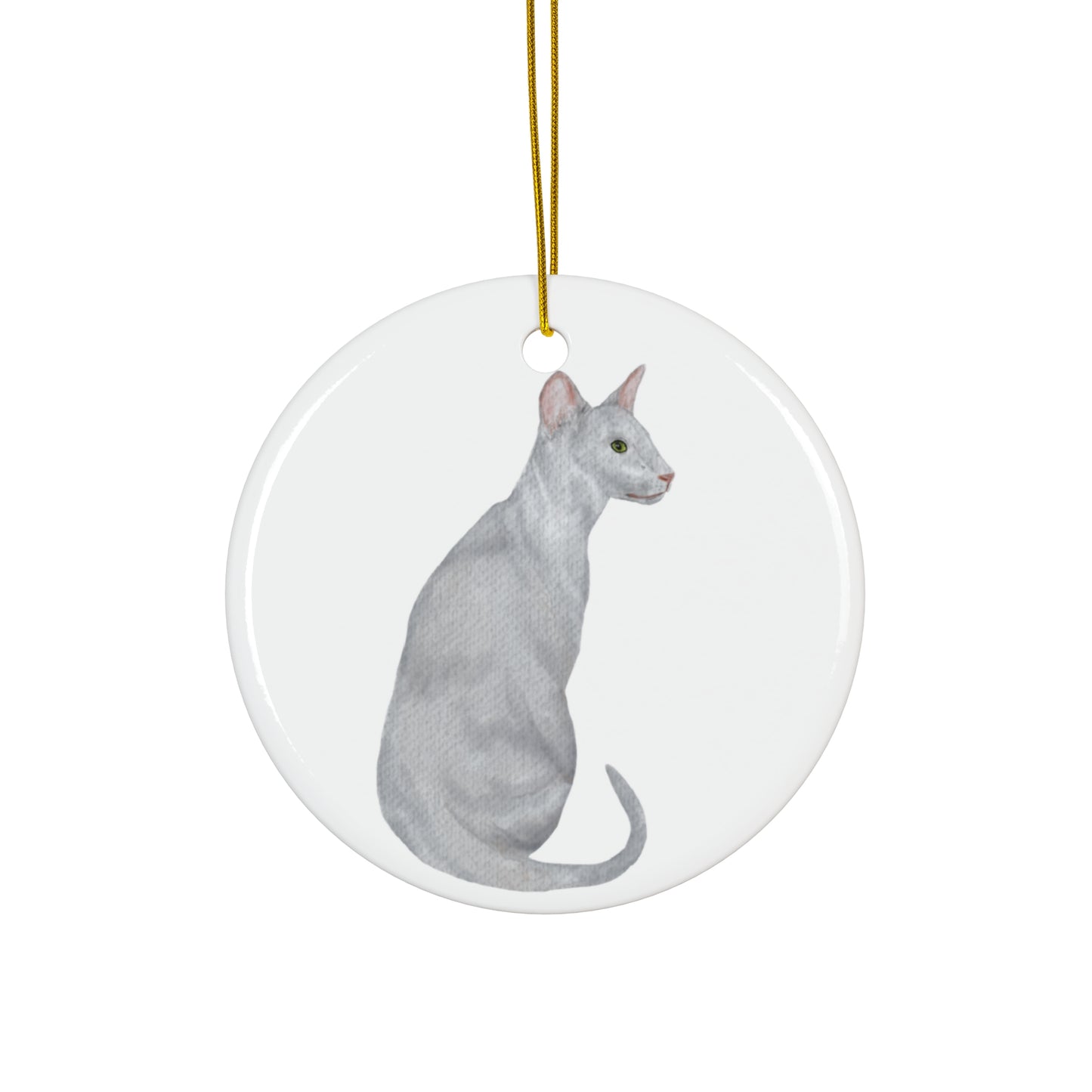 Cat Ceramic Ornament     Item #5407256