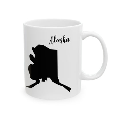Alaska State Silhouette Ceramic Mug – 11oz    Item #770976