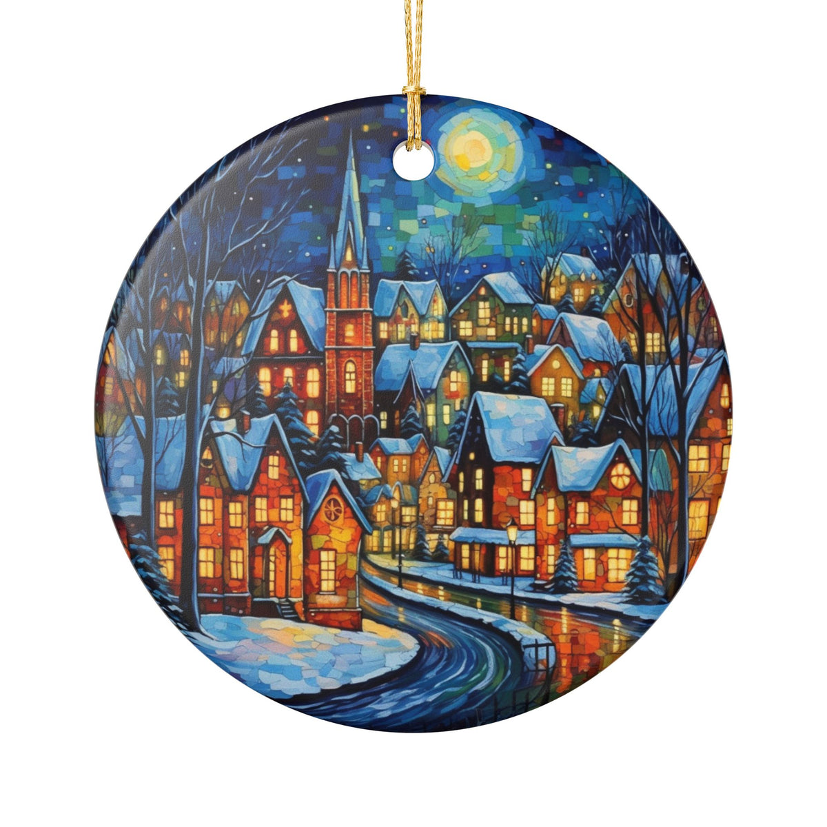 Winter Village Ceramic Ornament    Item #373331