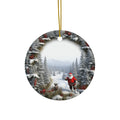 Ceramic Ornament - Santa     Item #767681