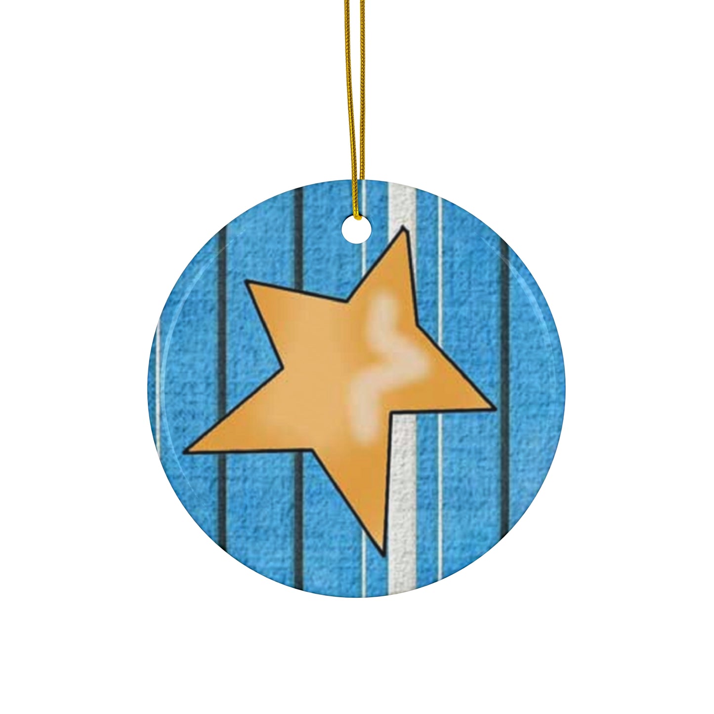 Star Ceramic Ornament     Item #4915016