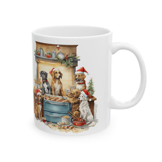 Christmas Dogs Holiday Ceramic Mug  11oz   Item #560847