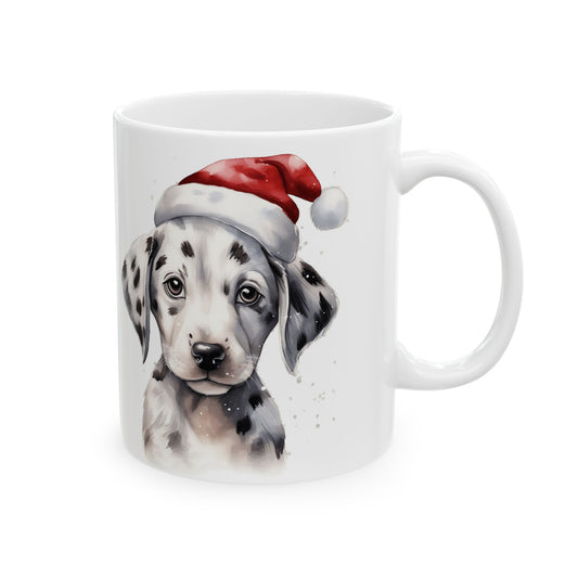 Christmas Dalmatian Puppy Ceramic Mug 11oz  Item #222134