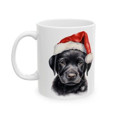 Christmas Black Dog Ceramic Mug  11oz   Item #523284