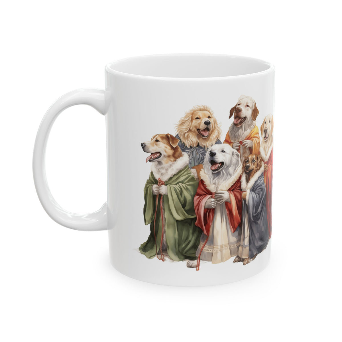 Adorable Dog Saints Christmas Mug 11oz   Item #124879
