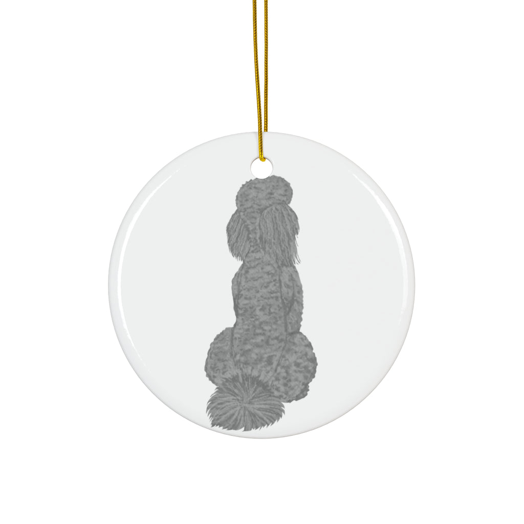 Dog Ceramic Disc Ornament            Item #2069115