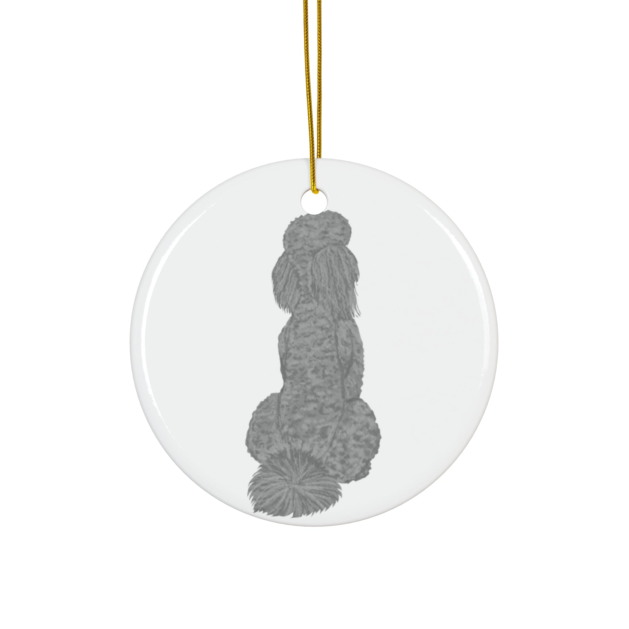 Dog Ceramic Disc Ornament            Item #2069115