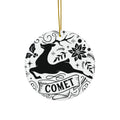 Comet Ceramic Disc Ornament        Item #8457333