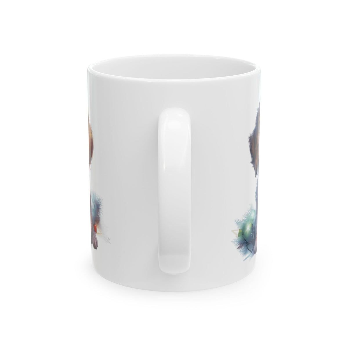Christmas Puppy In Lights Mug 11oz    Item #55115