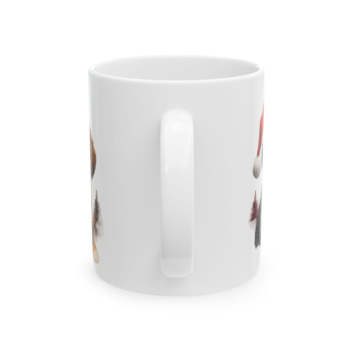 Christmas Puppy In Santa Hat Ceramic Mug 11oz  Item #869097